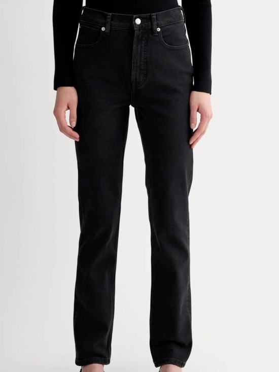 Everlane Denim - Everlane Straight Leg Black Jeans Women’s Size 27